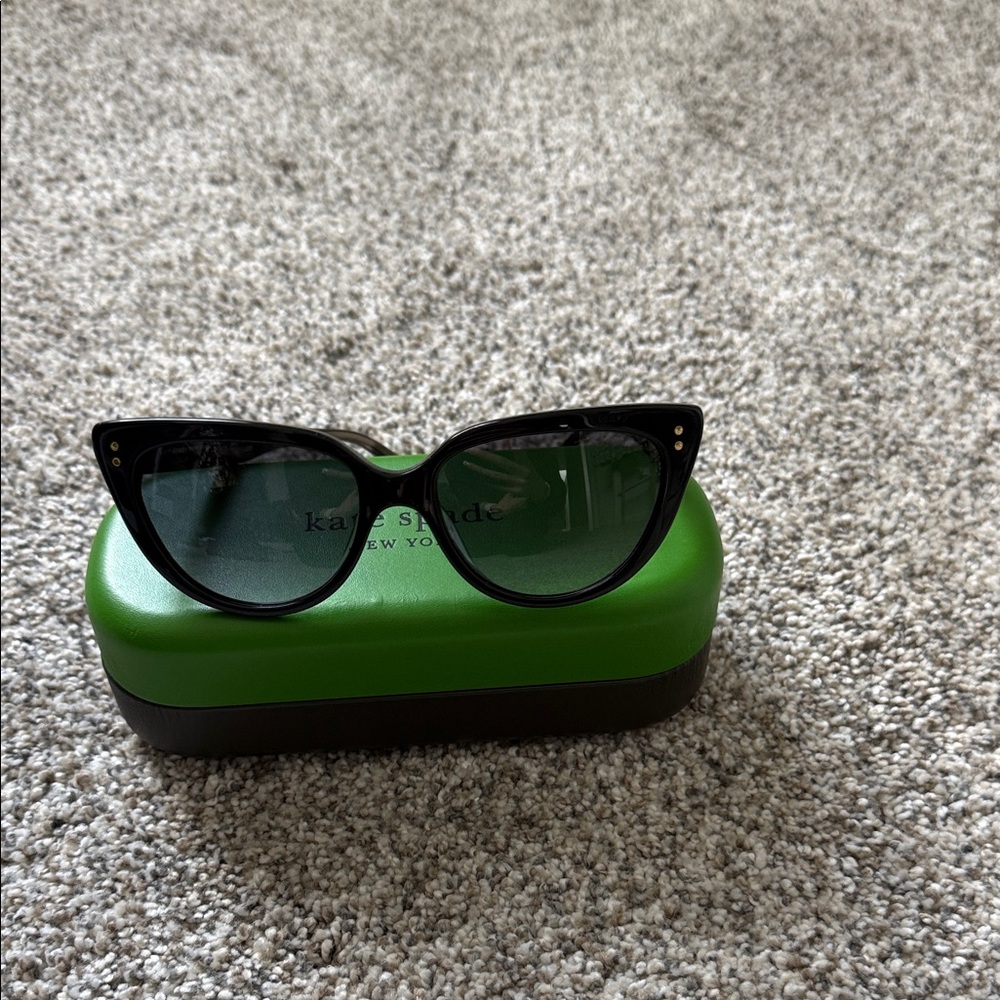 Kate Spade Black Cat-Eye Sunglasses